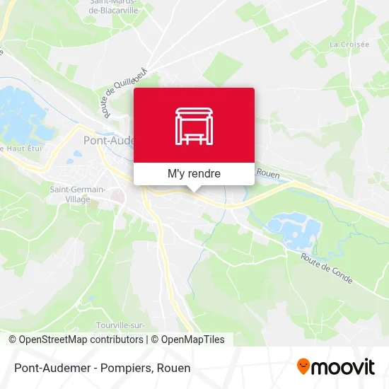 Pont-Audemer - Pompiers plan