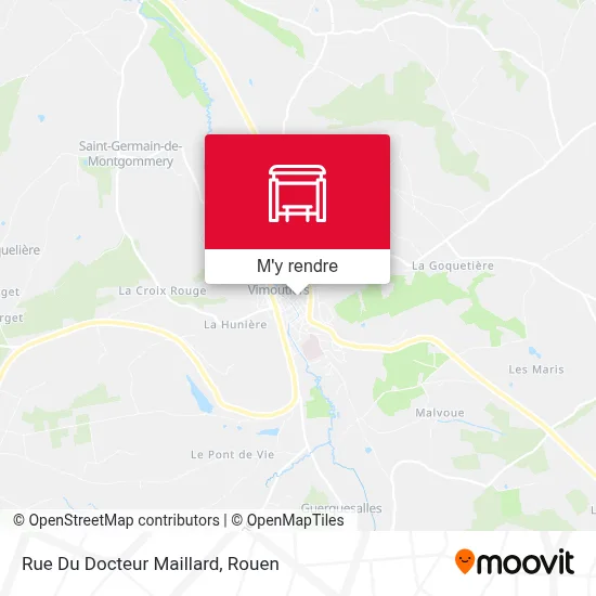 Rue Du Docteur Maillard plan