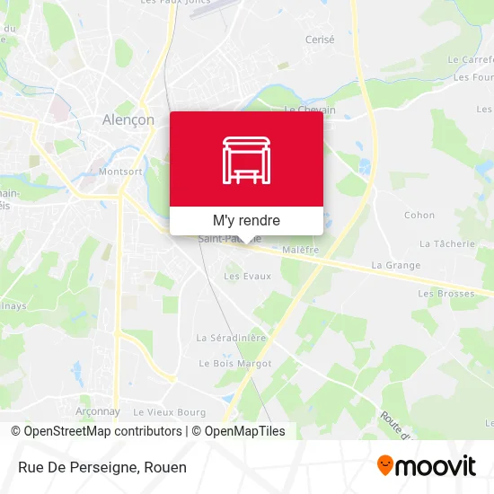 Rue De Perseigne plan
