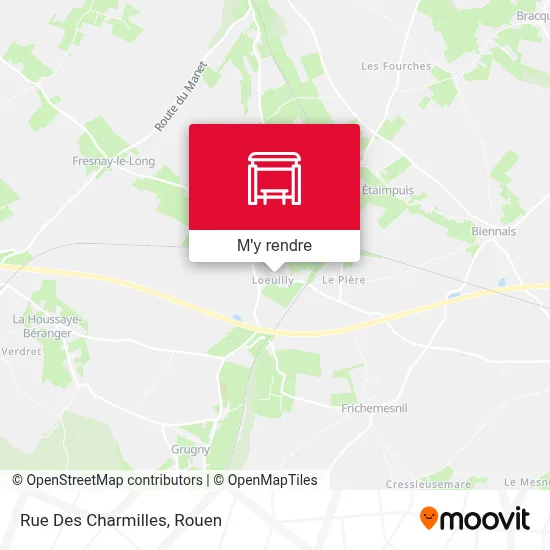 Rue Des Charmilles plan