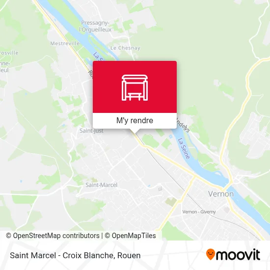 Saint Marcel - Croix Blanche plan