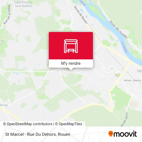 St Marcel - Rue Du Dehors plan