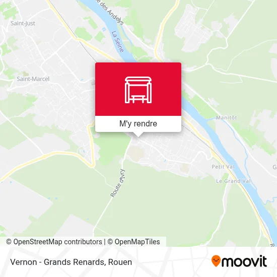 Vernon - Grands Renards plan