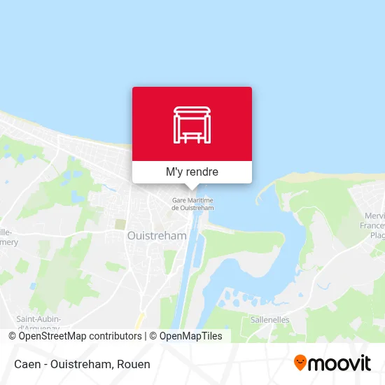 Caen - Ouistreham plan