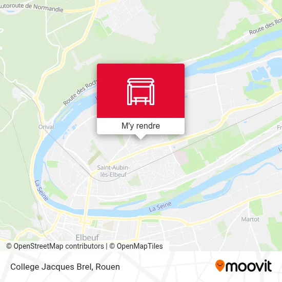 College Jacques Brel plan