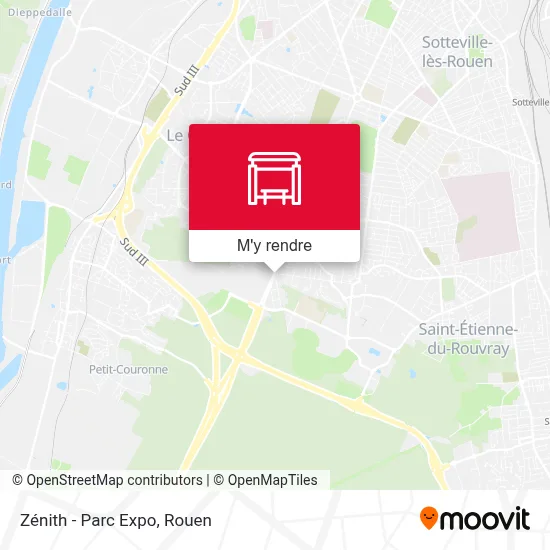 Zénith - Parc Expo plan