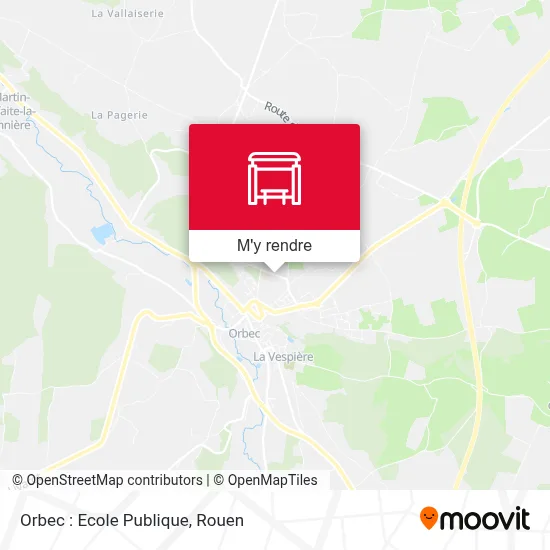 Orbec : Ecole Publique plan
