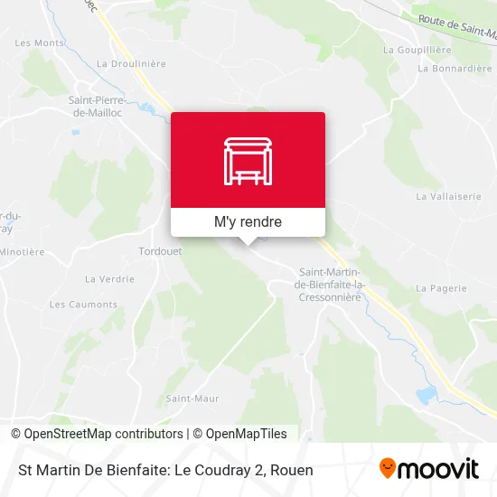 St Martin De Bienfaite: Le Coudray 2 plan