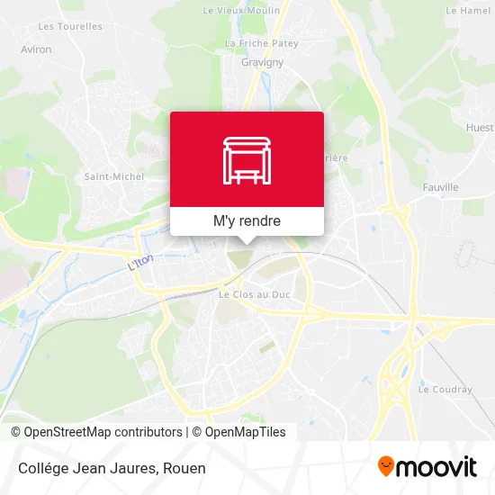 Collége Jean Jaures plan