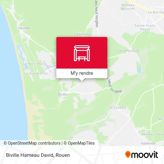 Biville Hameau David plan