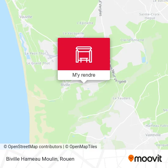Biville Hameau Moulin plan
