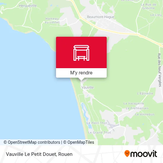 Vauville Le Petit Douet plan