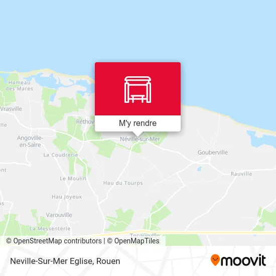 Neville-Sur-Mer Eglise plan