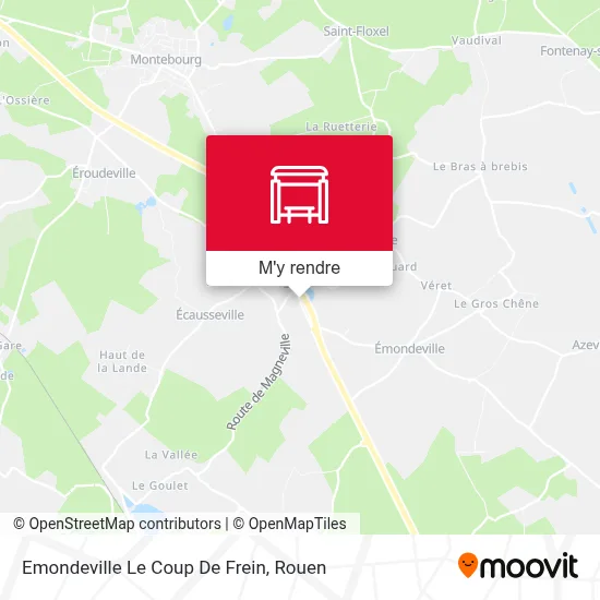 Emondeville Le Coup De Frein plan