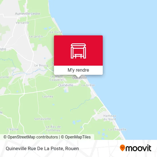 Quineville Rue De La Poste plan