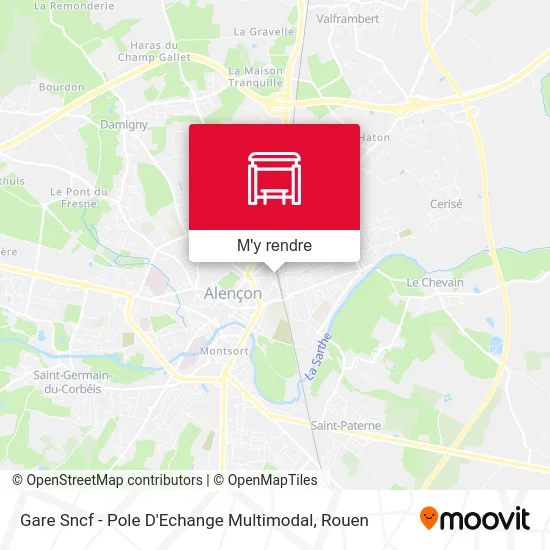 Gare Sncf - Pole D'Echange Multimodal plan