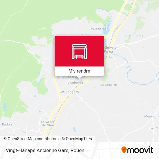 Vingt-Hanaps Ancienne Gare plan