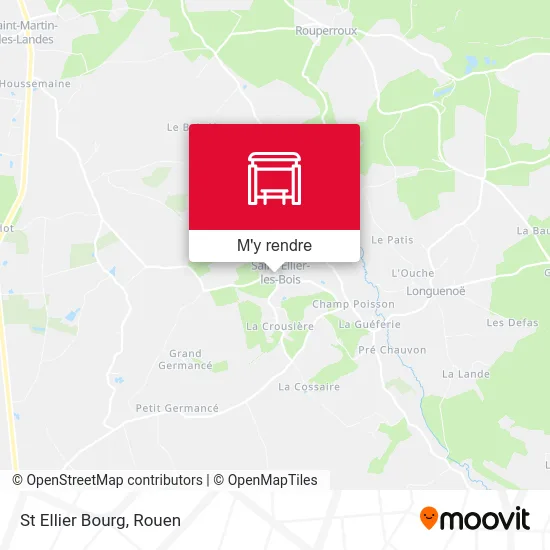 St Ellier Bourg plan