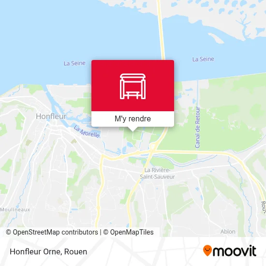 Honfleur Orne plan