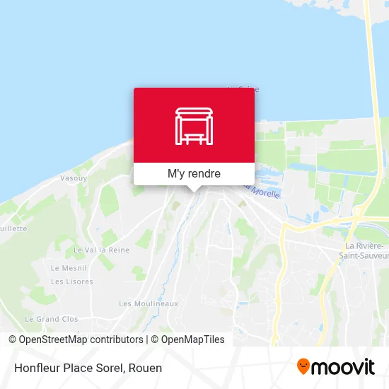 Honfleur Place Sorel plan