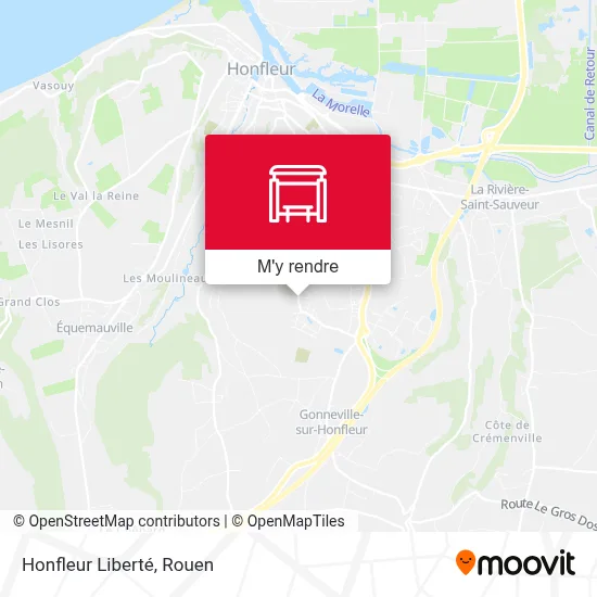 Honfleur Liberté plan