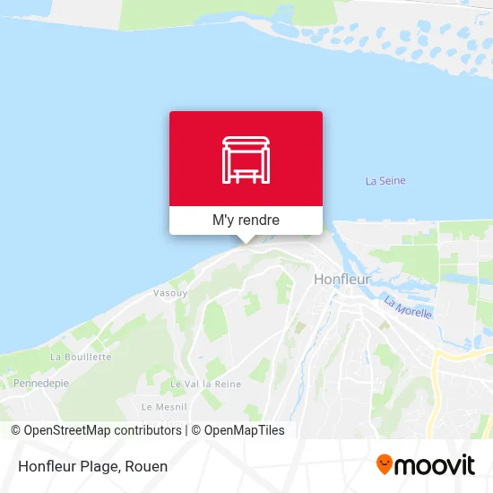 Honfleur Plage plan