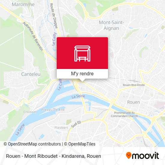 Rouen - Mont Riboudet - Kindarena plan