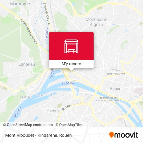 Mont Riboudet - Kindarena plan