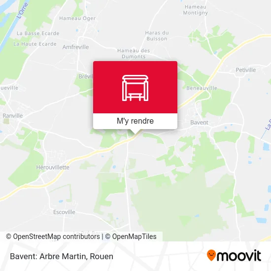 Bavent: Arbre Martin plan