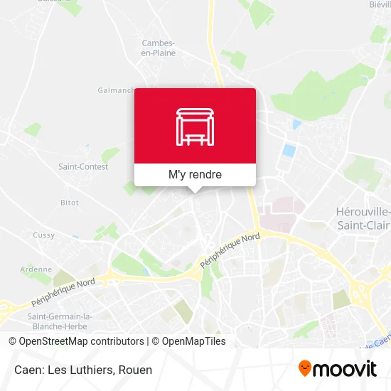 Caen: Les Luthiers plan