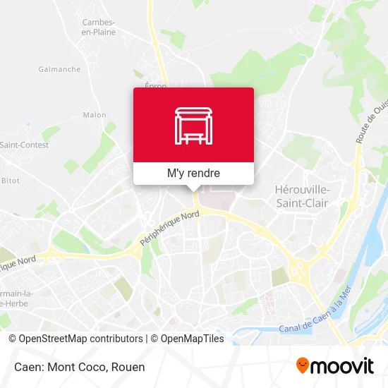 Caen: Mont Coco plan