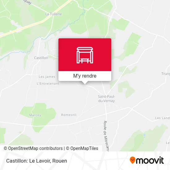 Castillon: Le Lavoir plan