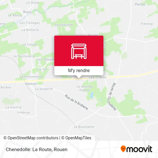 Chenedolle: La Route plan