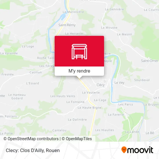 Clecy: Clos D'Ailly plan