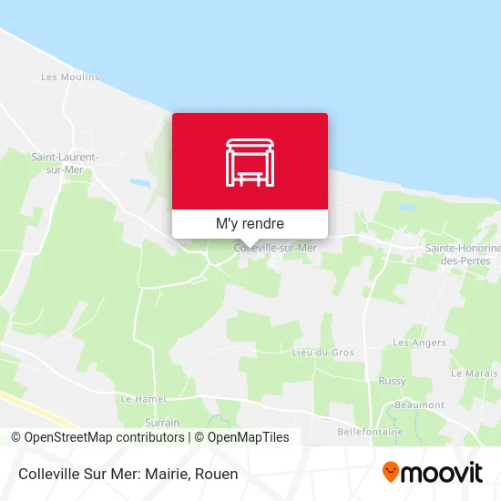 Colleville Sur Mer: Mairie plan