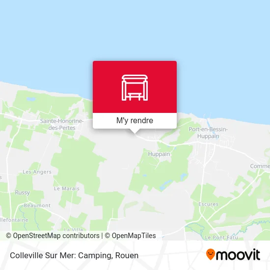 Colleville Sur Mer: Camping plan