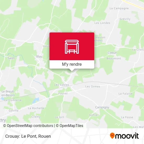 Crouay: Le Pont plan