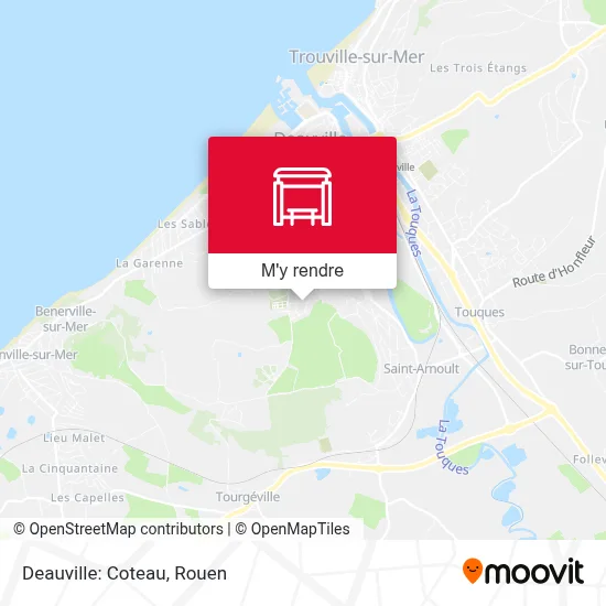 Deauville: Coteau plan