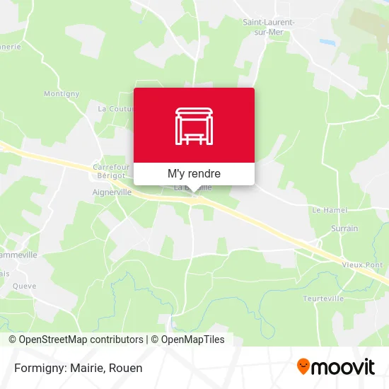 Formigny: Mairie plan