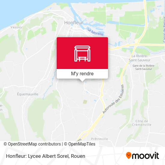 Honfleur: Lycee Albert Sorel plan