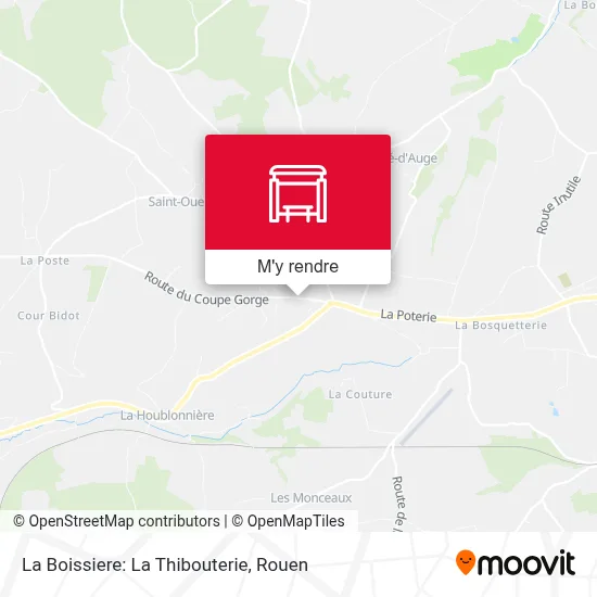 La Boissiere: La Thibouterie plan