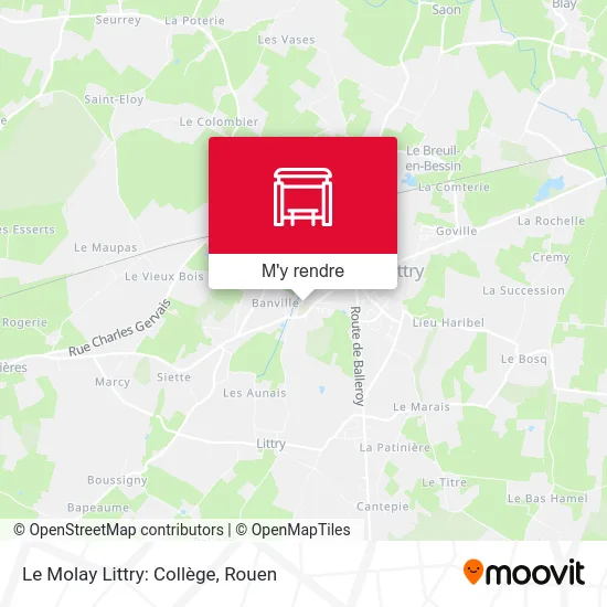 Le Molay Littry: Collège plan