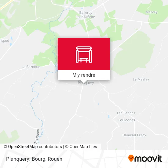 Planquery: Bourg plan