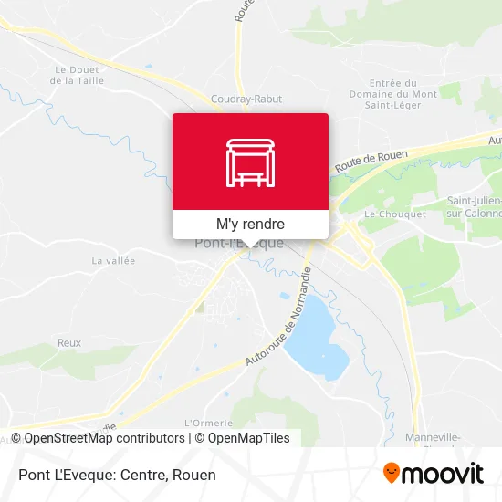 Pont L'Eveque: Centre plan