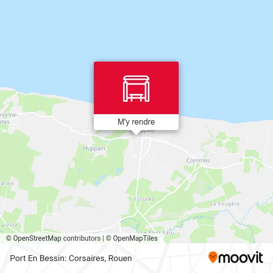 Port En Bessin: Corsaires plan