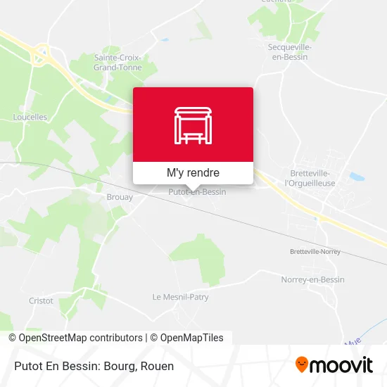 Putot En Bessin: Bourg plan