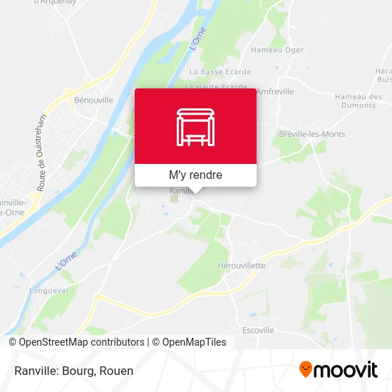 Ranville: Bourg plan