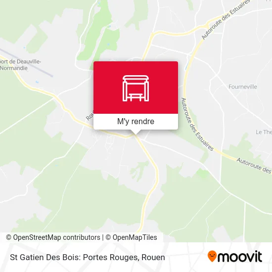 St Gatien Des Bois: Portes Rouges plan