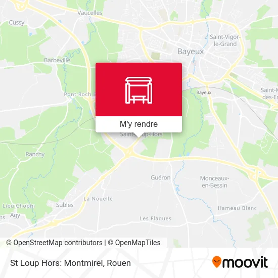 St Loup Hors: Montmirel plan