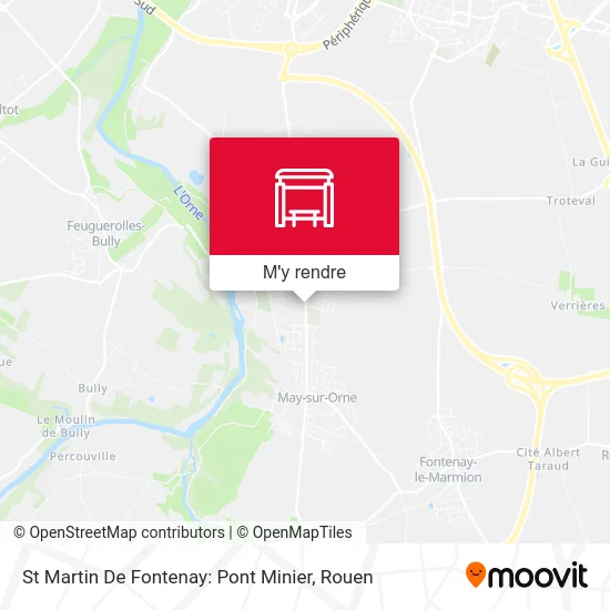 St Martin De Fontenay: Pont Minier plan